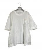 sacaiサカイ）の古着「Cotton Jersey T-Shirt」｜ホワイト