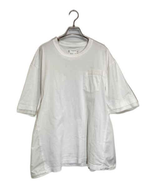 sacai（サカイ）sacai (サカイ) Cotton Jersey T-Shirt ホワイト サイズ:3の古着・服飾アイテム