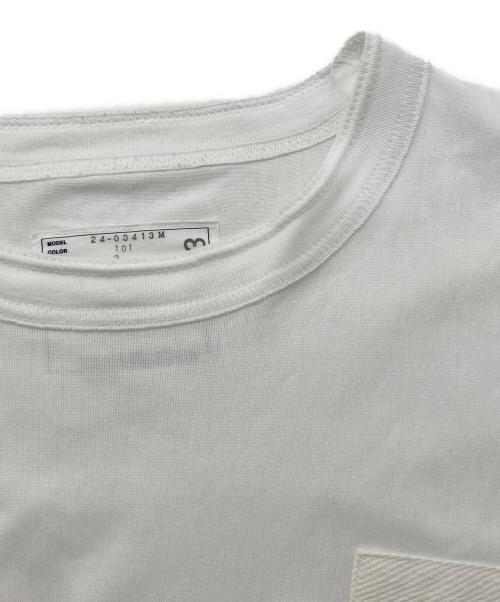 sacai（サカイ）sacai (サカイ) Cotton Jersey T-Shirt ホワイト サイズ:3の古着・服飾アイテム
