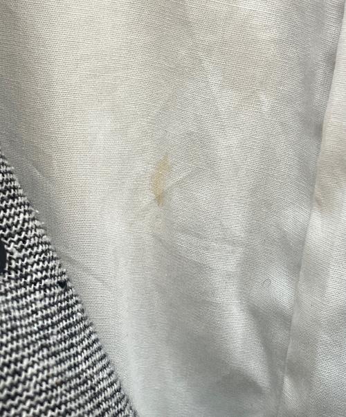 STILL BY HAND（スティルバイハンド）STILL BY HAND (スティルバイハンド) リネン×シルクステンカラーハーフコート グレー サイズ:46の古着・服飾アイテム