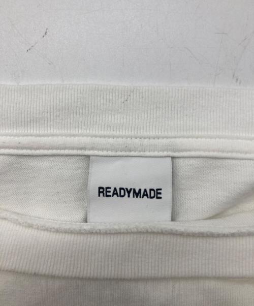 READYMADE（レディメイド）READYMADE (レディメイド) TARGET LS TEE ホワイト サイズ:XLの古着・服飾アイテム