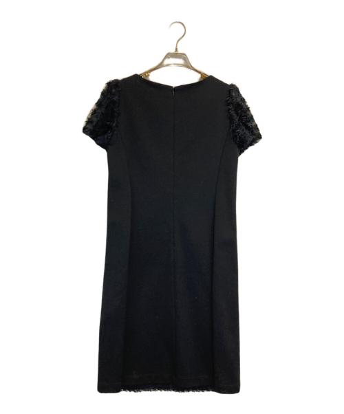 M'S GRACY（エムズグレイシー）M'S GRACY (エムズグレイシー) リボンワンピース ネイビー サイズ:38の古着・服飾アイテム