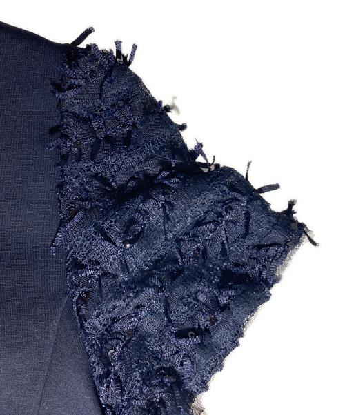 M'S GRACY（エムズグレイシー）M'S GRACY (エムズグレイシー) リボンワンピース ネイビー サイズ:38の古着・服飾アイテム