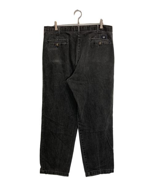 DOCKERS（ドッカーズ）DOCKERS (ドッカーズ) 2タックブラックデニム ブラック サイズ:W38×L32の古着・服飾アイテム