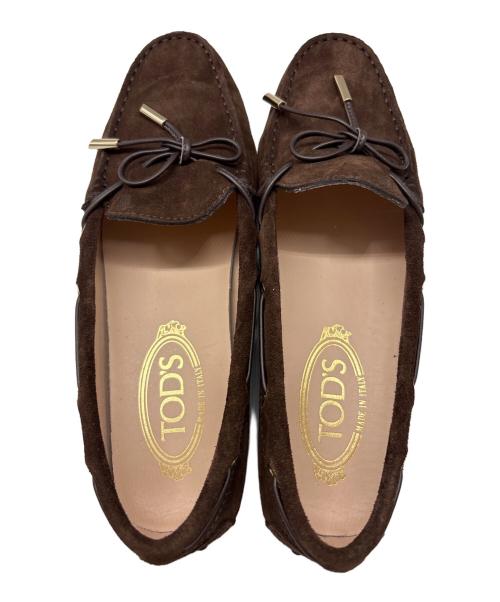 TOD'S（トッズ）TOD'S (トッズ) ドライビングシューズ ブラウン サイズ:37 1/2の古着・服飾アイテム