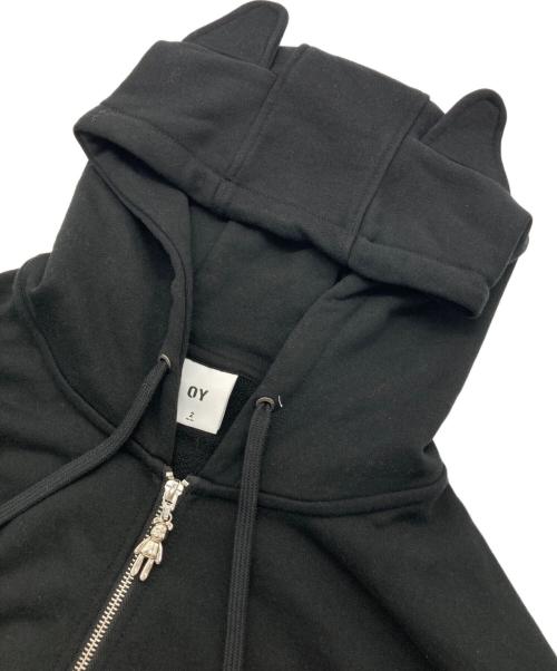 OY（オーワイ）OY (オーワイ) MOSAIC ODOLLY HOODIE ZIP ブラック サイズ:2の古着・服飾アイテム
