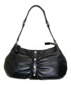 agnes b voyageアニエスベーボヤージュ）の古着「プレッションワンハンドルバッグ」｜ブラック