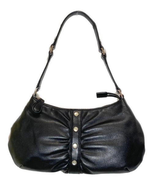 agnes b voyage（アニエスベーボヤージュ）agnes b voyage (アニエスベーボヤージュ) プレッションワンハンドルバッグ ブラックの古着・服飾アイテム