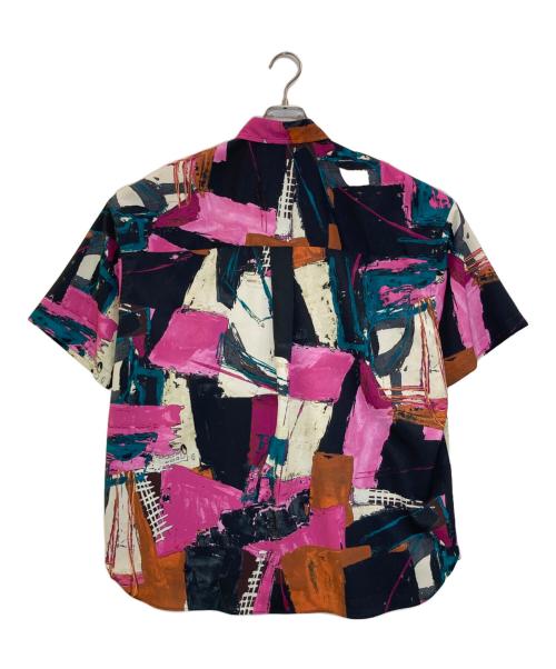 MAISON SPECIAL（メゾンスペシャル）MAISON SPECIAL (メゾンスペシャル) ORIGINAL GRAPHIC Prime-Over Regular Collar Short Sleeve Shirt マルチカラー サイズ:1の古着・服飾アイテム