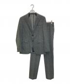 TAKEO KIKUCHIタケオキクチ）の古着「グレンチェックセットアップスーツ」｜グレー