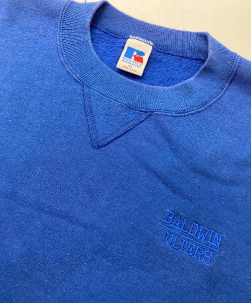RUSSELL ATHLETIC（ラッセルアスレチック）RUSSELL ATHLETIC (ラッセルアスレチック) クルーネックスウェット ブルー サイズ:XLの古着・服飾アイテム
