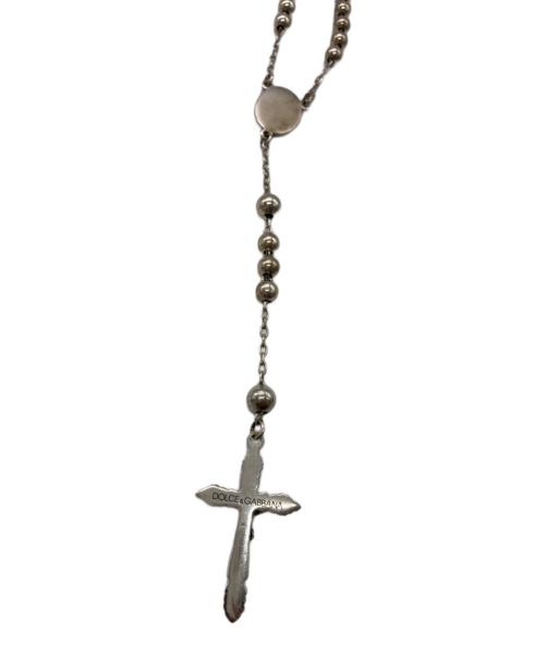 DOLCE & GABBANA（ドルチェ＆ガッバーナ）DOLCE & GABBANA (ドルチェ＆ガッバーナ) マリアロザリオネックレス シルバーの古着・服飾アイテム