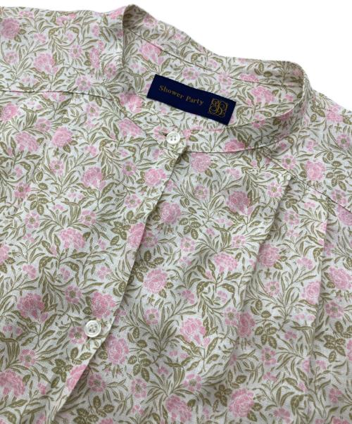 Shower Party（シャワーパーティー）Shower Party (シャワーパーティー) リバティ柄シャツワンピース ピンク サイズ:1の古着・服飾アイテム