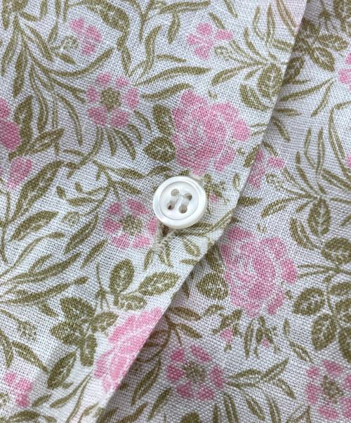 Shower Party（シャワーパーティー）Shower Party (シャワーパーティー) リバティ柄シャツワンピース ピンク サイズ:1の古着・服飾アイテム