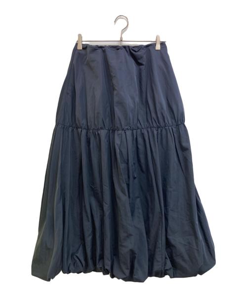 emmi（エミ）emmi (エミ) eco 撥水ティアードボリュームスカート ネイビー サイズ:1の古着・服飾アイテム