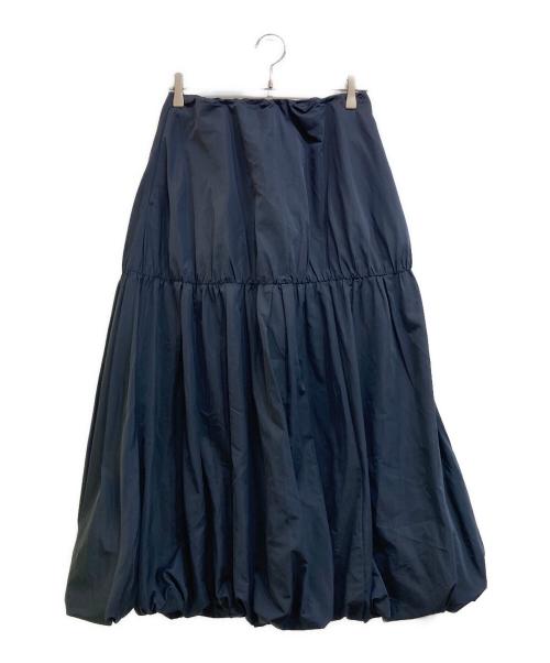 emmi（エミ）emmi (エミ) eco 撥水ティアードボリュームスカート ネイビー サイズ:1の古着・服飾アイテム