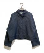 emmiエミ）の古着「ウォッシャブル袖ボリュームブラウス」｜インディゴ