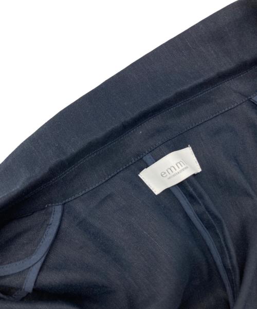 emmi（エミ）emmi (エミ) リネン混テーラードジャケット ネイビー サイズ:SIZE 1の古着・服飾アイテム
