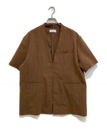 emmi（エミ）の古着「セミシアーハーフスリーブジャケット」｜ブラウン