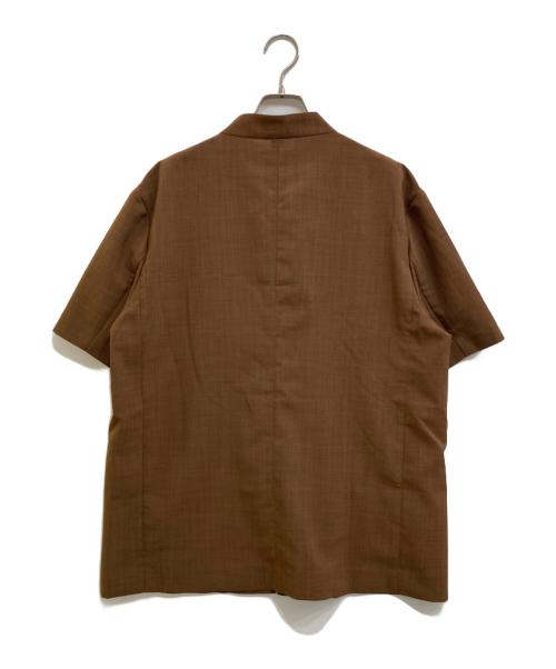 emmi（エミ）emmi (エミ) セミシアーハーフスリーブジャケット ブラウン サイズ:1の古着・服飾アイテム