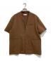 emmi（エミ）の古着「セミシアーハーフスリーブジャケット」｜ブラウン