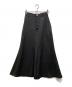 emmi（エミ）の古着「ウォッシャブルサテンナロースカート」｜ブラック