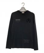 MONCLERモンクレール）の古着「MAGLIA T-SHIRT M/LUNGA」｜ブラック