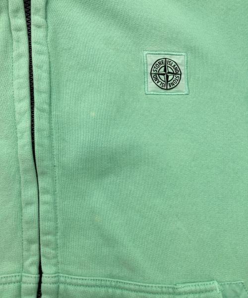 STONE ISLAND（ストーンアイランド）STONE ISLAND (ストーンアイランド) ジップパーカー グリーン サイズ:Lの古着・服飾アイテム