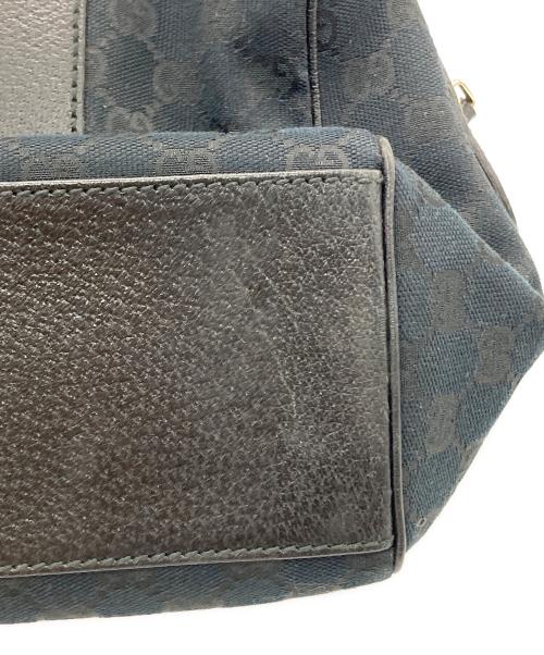 GUCCI（グッチ）GUCCI (グッチ) GGキャンバス ミニボストンバッグ ブラックの古着・服飾アイテム