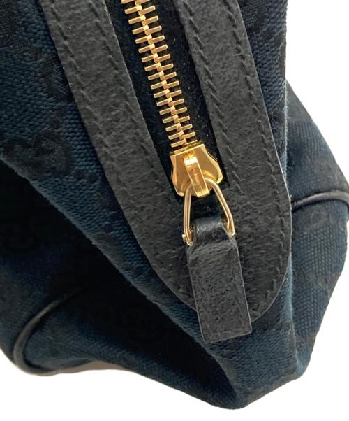 GUCCI（グッチ）GUCCI (グッチ) GGキャンバス ミニボストンバッグ ブラックの古着・服飾アイテム