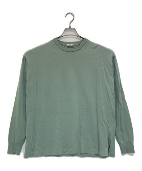 AURALEE（オーラリー）AURALEE (オーラリー) Super Hard Twist Knit グリーン サイズ:3の古着・服飾アイテム
