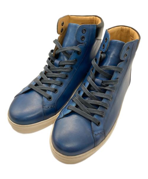 MORAL CODE（モラルコード）MORAL CODE (モラルコード) Aidenハイカットスニーカー ブルー サイズ:25.5の古着・服飾アイテム
