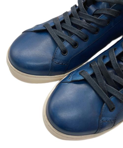 MORAL CODE（モラルコード）MORAL CODE (モラルコード) Aidenハイカットスニーカー ブルー サイズ:25.5の古着・服飾アイテム