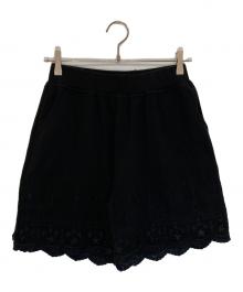 Hysteric Glamour（ヒステリックグラマー）の古着「刺繍ショートパンツ」｜ブラック