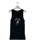 Hysteric Glamourヒステリックグラマー）の古着「MOVER & SHAKERプリントタンクトップ」｜ブラック