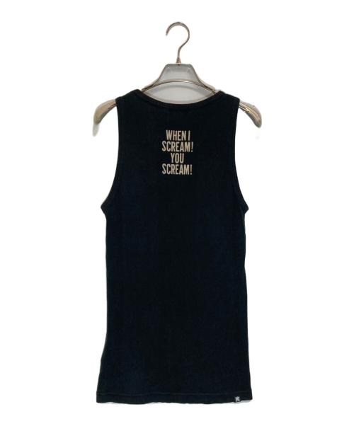 Hysteric Glamour（ヒステリックグラマー）Hysteric Glamour (ヒステリックグラマー) MOVER & SHAKERプリントタンクトップ ブラック サイズ:FREEの古着・服飾アイテム