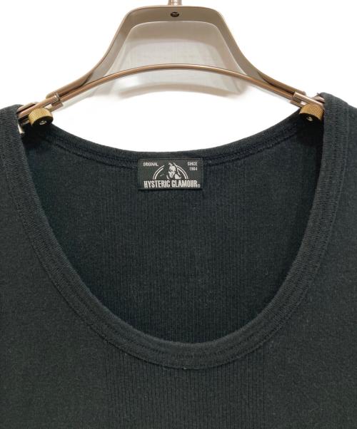 Hysteric Glamour（ヒステリックグラマー）Hysteric Glamour (ヒステリックグラマー) MOVER & SHAKERプリントタンクトップ ブラック サイズ:FREEの古着・服飾アイテム