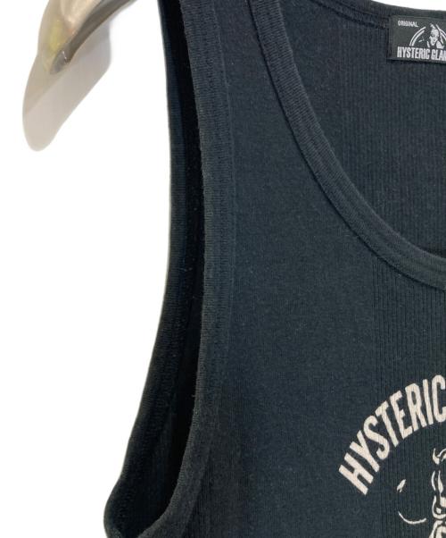 Hysteric Glamour（ヒステリックグラマー）Hysteric Glamour (ヒステリックグラマー) MOVER & SHAKERプリントタンクトップ ブラック サイズ:FREEの古着・服飾アイテム