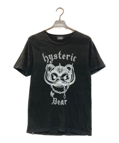 Hysteric Glamour（ヒステリックグラマー）Hysteric Glamour (ヒステリックグラマー) プリントTシャツ ブラック サイズ:Ⅿの古着・服飾アイテム