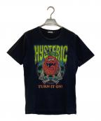 Hysteric Glamourヒステリックグラマー）の古着「プリントTシャツ」｜ブラック