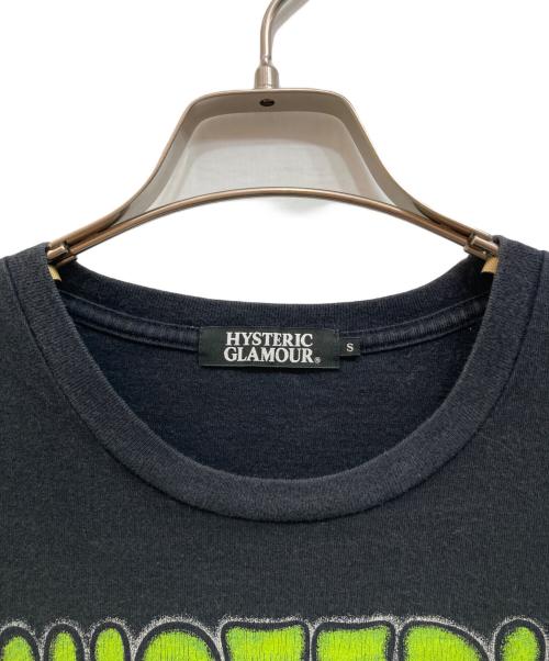 Hysteric Glamour（ヒステリックグラマー）Hysteric Glamour (ヒステリックグラマー) プリントTシャツ ブラック サイズ:Sの古着・服飾アイテム