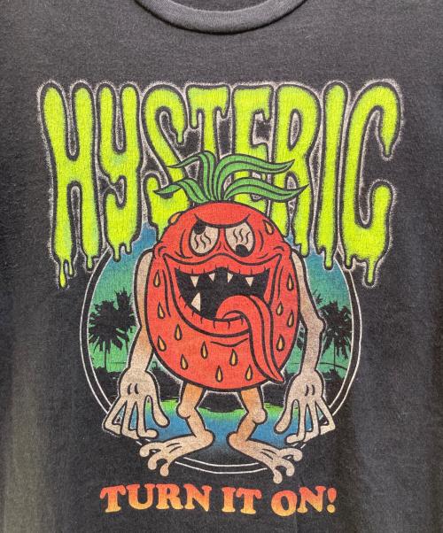 Hysteric Glamour（ヒステリックグラマー）Hysteric Glamour (ヒステリックグラマー) プリントTシャツ ブラック サイズ:Sの古着・服飾アイテム