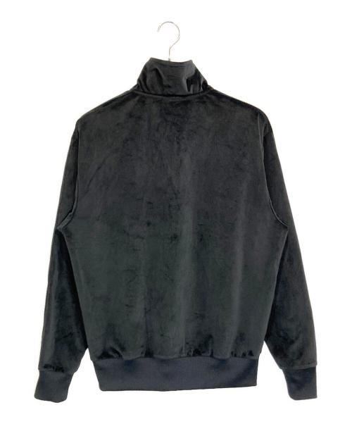 adidas（アディダス）adidas (アディダス) ベロアトラックジャケット ブラックの古着・服飾アイテム