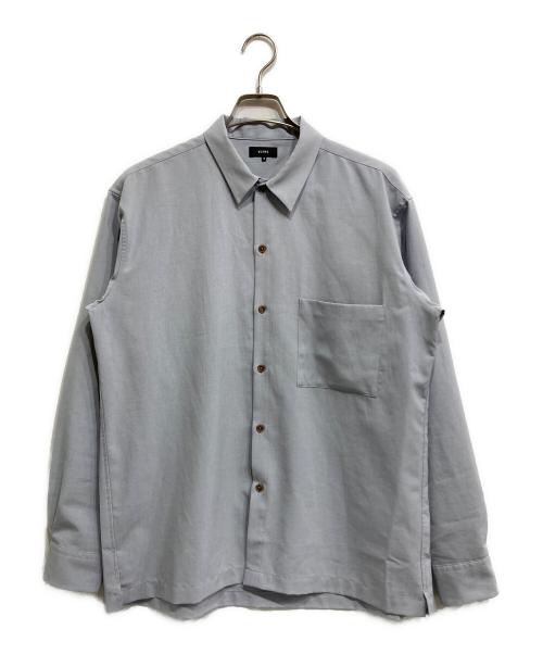 BEAMS（ビームス）BEAMS (ビームス) リラックスフィット REFLAX(R) シャツ ブルー サイズ:Ⅿの古着・服飾アイテム