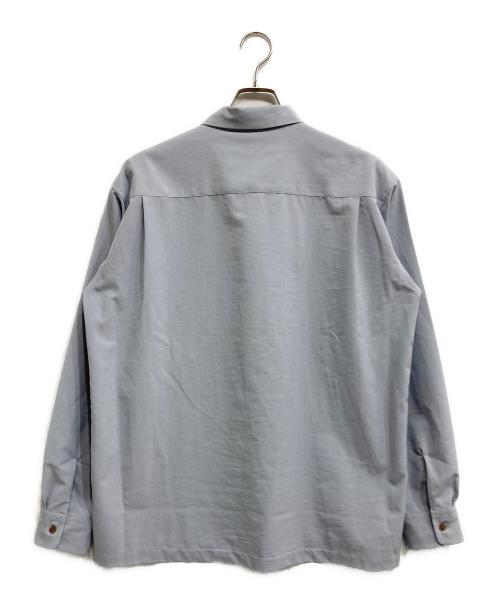 BEAMS（ビームス）BEAMS (ビームス) リラックスフィット REFLAX(R) シャツ ブルー サイズ:Ⅿの古着・服飾アイテム