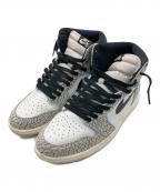 NIKEナイキ）の古着「Air Jordan 1 High OG」｜グレー×ホワイト