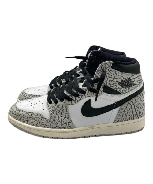 NIKE（ナイキ）NIKE (ナイキ) Air Jordan 1 High OG グレー×ホワイト サイズ:30cmの古着・服飾アイテム