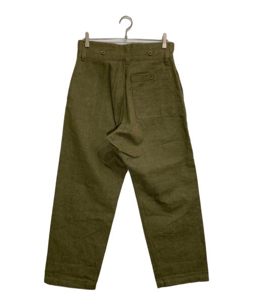 waiper（ワイパー）WAIPER (ワイパー) イギリス軍 1950’s ヴィンテージ グリーンデニム トラウザー カーキ サイズ:SIZE:No.7の古着・服飾アイテム