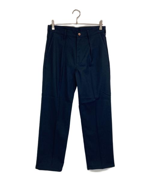 Wrangler（ラングラー）Wrangler (ラングラー) Begin (ビギン) 別注ランチャースラックス ネイビー サイズ:Mの古着・服飾アイテム