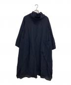 慈雨ジウ）の古着「エターミン ドレス」｜ネイビー